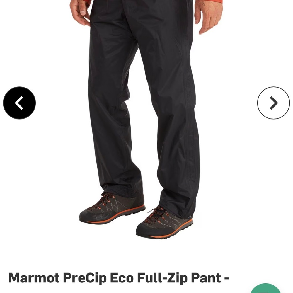 Marmot Full  Zip Pant